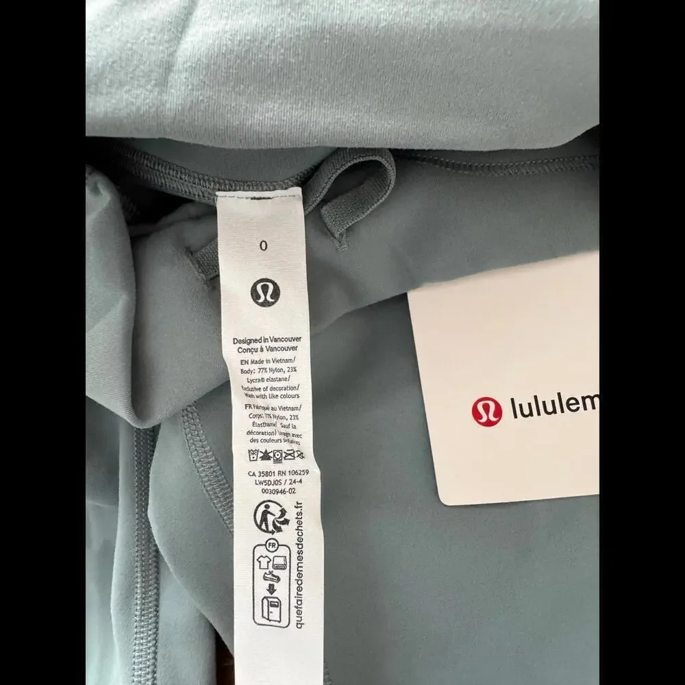 Lululemon Wunder Train High Rise 28” Crater Blue Size 0 NWT